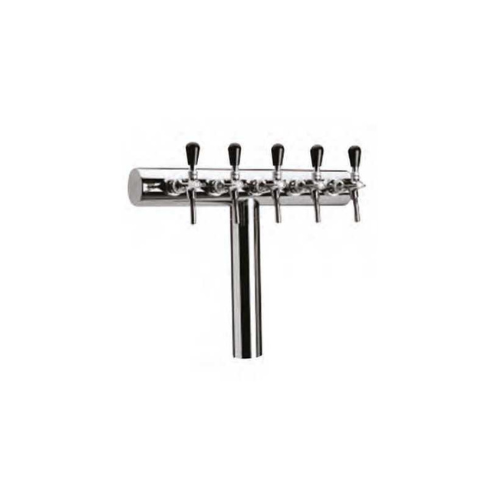 Colonne Complete Acciaio Inox a T 3/4/5/6 Vie con Ricircolo