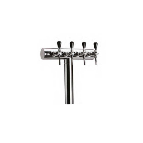 Colonne Complete Acciaio Inox a T 3/4/5/6 Vie con Ricircolo