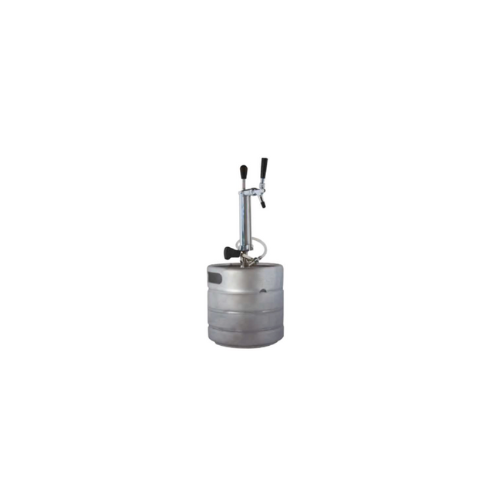 Fusto in Acciaio da 10lt con Spillatore Manuale