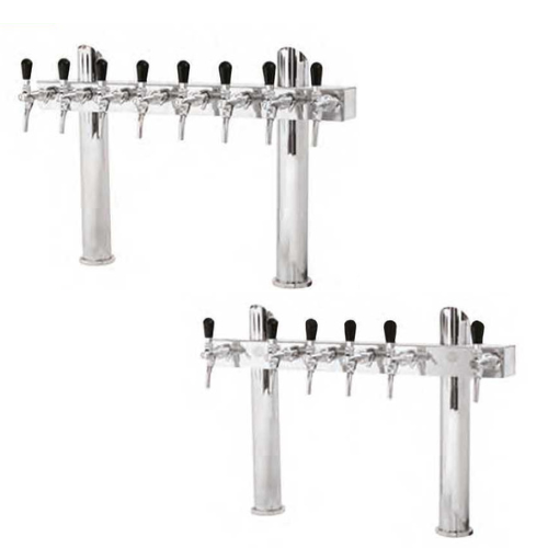 Colonne Complete in Ottone a TT 6/8 Vie con Ricircolo